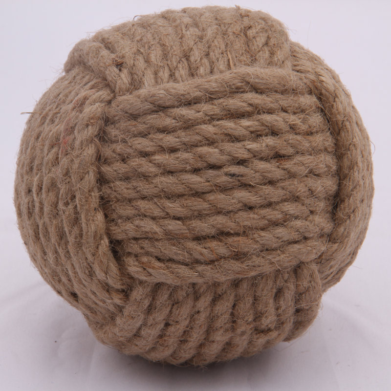 Breakwater Bay Brown Jute 9 Strand Decorative Ball Wayfair.ca